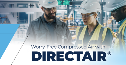 worry free compressed air with DIRECTAIR